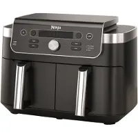 Ninja Freidora de aire doble (9,5 L), 6 funciones, con termómetro en Negro | DZ950EU | de SharkNinja