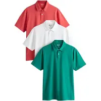 Next Camiseta esmeralda / rojo vivo / blanco