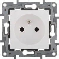 Legrand Enchufe individual NILOE, con/sin protección de 16A, IP20, con tapas, color blanco, modelo 664536