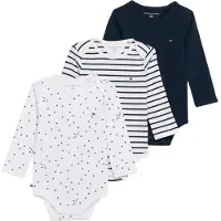 Tommy Hilfiger Pijama entero/body 'Essential' navy / blanco