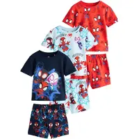 Next Pijama 'Spidey and Friends' navy / azul claro / rojo