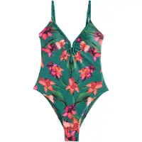 Ted Baker Traje de baño verde / esmeralda / langosta / rosa oscuro
