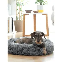 InnovaGoods Cama para mascotas antiestrés Bepess , diámetro 60 cm