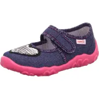 Superfit Zapatillas de casa 'Bonny' navy / rosa / negro