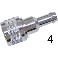Nuova Rade Conector Macho De Línea De Combustible 60 Cv Cromado Para Suzuki/chrysler Latón 8 Mm