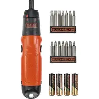 Black & Decker A7073-XJ Black&Decker Batterie-Stabschrauber-Set 19-tlg A7073