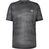 New Balance - Athletics Printed T-Shirt - Camiseta de running size M, negro