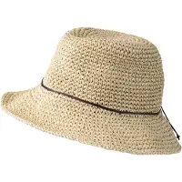 P.A.C. - Lilen Bucket Straw Hat - Sombrero size L/XL, beige
