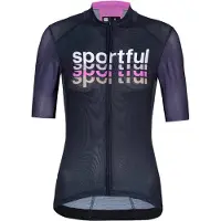 Sportful - Women's Supergiara Logo 2 Jersey - Maillot de ciclismo size M, azul
