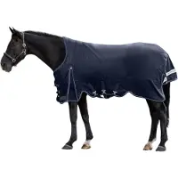 Waldhausen , manta para exteriores de 100 gramos, cuello alto, diseño escandinavo, color azul noche, talla 140