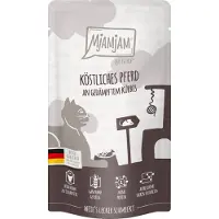 MjAMjAM Comida húmeda - Pouch Adult Cat - Caballo con calabaza - 12 x 125 g