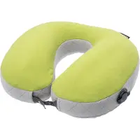 Cocoon - U-Shaped Neck Pillow - Cojín size 33 x 27 x 12 cm, wasabi /gris
