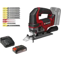 Einhell Sierra de calar inalámbrica Power X-Change TE-JS 18/100 Li, 18 voltios