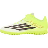 Adidas adidasZapatilla de fútbol con cierre autoadherente F50 CLUB moqueta 37 1/3 Team Solar Yellow 2 / Core Black / Lucid Red Niño