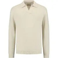 Dstrezzed Ds-niki Polo Silver Birch Talla: L | Manga Larga Outlet | Hombre | Gris