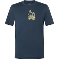 Super.natural - Kid's Crab Tee - Camiseta de merino size 128, azul/ various