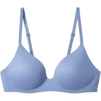 Calvin Klein Wire Free T-shirt Blue Tulip Talla: 36C | Brasieres Outlet | Mujer | Azul