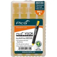 PICA VISOR para minas de entrenamiento permanentes, juego de piezas, color amarillo