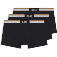 BOSS Calzoncillo boxer 'Motion' arena / negro / blanco