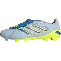 Adidas adidasBota de fútbol Predator League con lengüeta plegable para césped natural seco 45 1/3 Crystal Sky / Ray Blue / Team Solar Yellow 2 Unisex