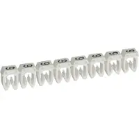 Legrand 038219, sistema de etiquetado CAB3, para cables de 0,5-1,5 mm², número: 9, color blanco