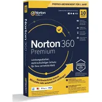 Norton 360 Premium 10 Dispositivos / 1 año 75 GB - Sin suscripción