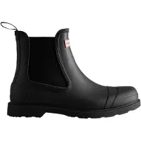 Hunter - Commando Chelsea Boot - Botas de agua size 43, negro