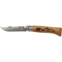 Opinel - Pocket Knife No. 08 Animalia America - Navaja blanco