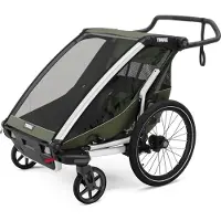 Thule - Carritos deportivos - Chariot Lite Double Vintage Green - Caqui