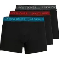 Jack & Jones Calzoncillo boxer azul oscuro / gris claro / rojo / negro