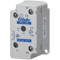 Eltako Relé de conmutación R91-100-12V, 1S, 10A, para cajas de derivación, modelo 91100411