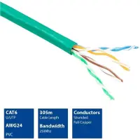 ACT Cable De Red Cat6 Ep387b U/utp 305 M