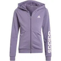 Adidas adidasChaqueta con capucha Essentials Linear Logo 128 Shadow Violet / Clear Pink Niño
