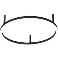 Ideal Lux ORACLE SLIM PL D90 3000K, con interruptor, plafón,
