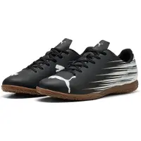 Puma Zapatillas de fútbol negro / blanco
