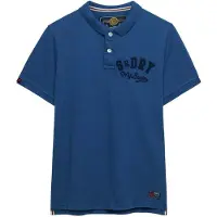 Superdry para hombre. M1110471A Polo Vintage Athletic azul (XL), Casual, Algodón, Manga corta, outlet 2026.