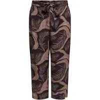 ONLY Pantalón plisado 'CARVilma' marrón / chocolate / capuchino