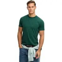 Superdry para hombre. M1012392A Camiseta 1954 Company Corte Relajado verde (XXL), Casual, Algodón, Manga corta, outlet 2026.