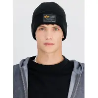 Alpha industries Gorra negro / blanco