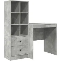 Syfax Escritorio Gris Concreto 115,5 x 50 x 127 cm 2 uds.