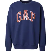Gap Sudadera marino / marrón rojizo / blanco