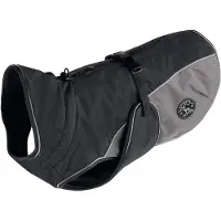 Hunter Abrigo para perros , modelo "Wintermantel", color gris antracita/gris, talla 55