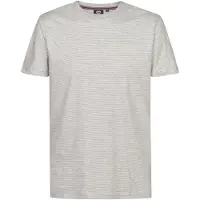 Petrol Industries Camiseta 'Hierro' gris claro / blanco