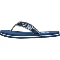 s.Oliver Sandalias de dedo navy / blanco