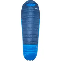 Rab - Sacos de dormir para trekking - Ascent 0C / 32F Tempest Blue/Maya Blue - Talla Izquierda - Azul