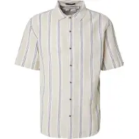 No-excess Shirt Short Sleeve Dobby Vertical Stripe With Linen Cement Talla: XL | Camisas Casuales Outlet | Hombre | Blanco