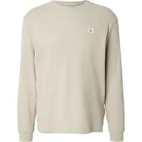 Calvin Klein Long Sleeve Waffle Badge T-shirt Plaza Taupe Talla: L | Manga Larga Outlet | Hombre | Negro