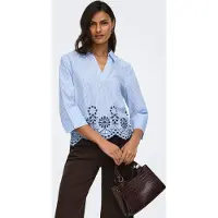 ONLY Blusa 'JDYBille' navy / azul claro / blanco