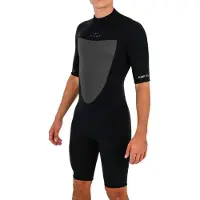 Jetpilot Shorty De Manga Corta Con Cremallera Trasera Flight 2x2 Springsuit Flatlock 2 Mm