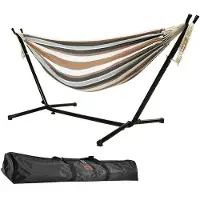 Markenlos Cama doble con comodidad estándar para dos personas - 1 unidad - Color marrón y blanco